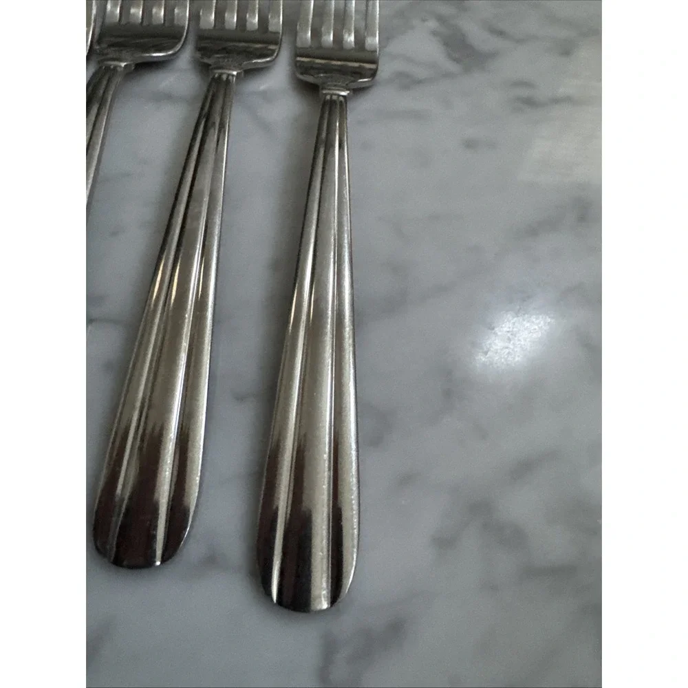 ONEIDA Stainless Flatware TENNYSON Lot Of 7 Spoon Fork Knife